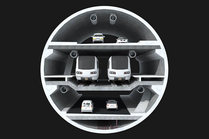 3 Katli Tunel Projesi